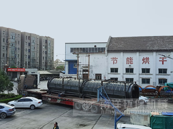 無軸滾筒篩沙機發貨（huò）現場